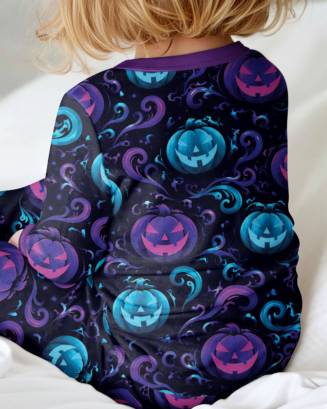 Neon Pumpkin Glow Bamboo Convertible Zippy