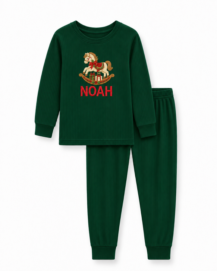 Template Bamboo Two Piece Long Sleeve Pyjamas Set