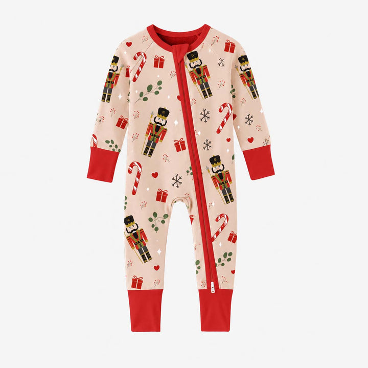 Nutcracker Candy Cane Christmas Bamboo Convertible Zippy