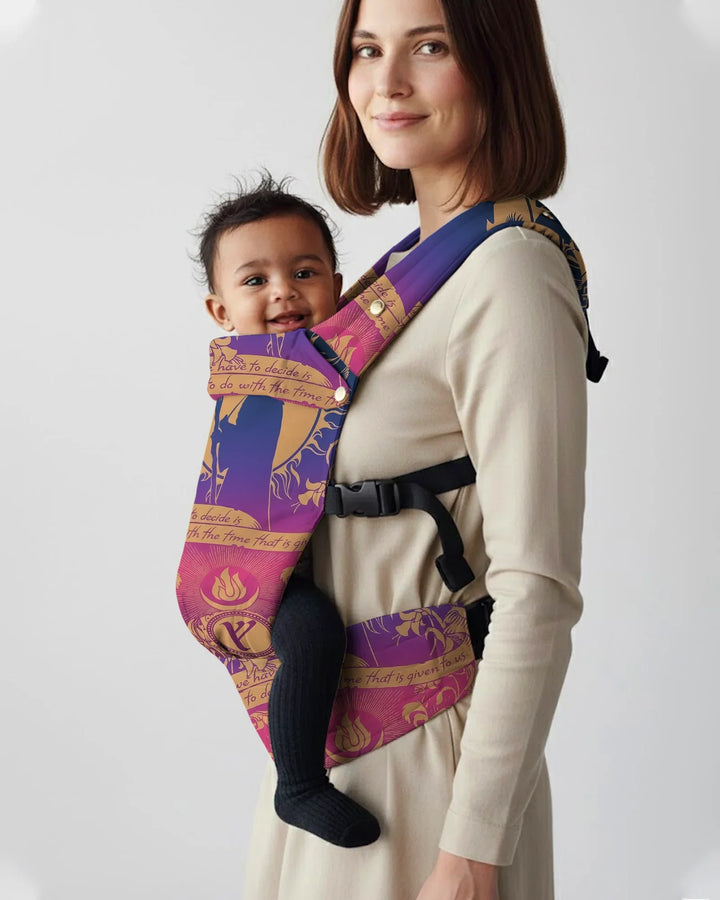 Mystic Fire Emblem Gradient Scroll Baby Carrier