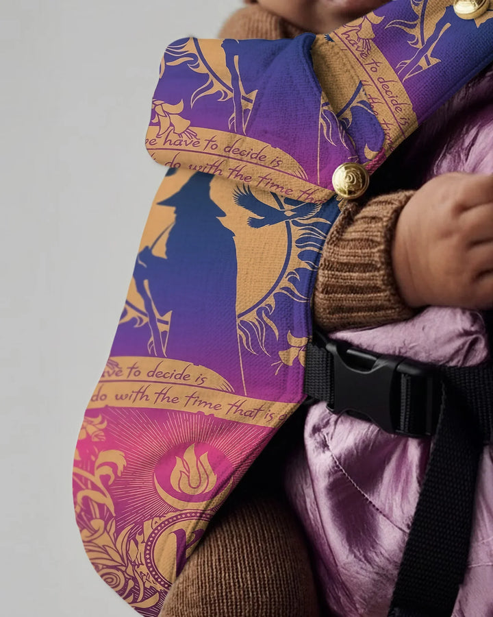 Mystic Fire Emblem Gradient Scroll Baby Carrier