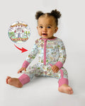 Once Upon A Map Mommy & Baby Matching Bamboo Convertible Zippy
