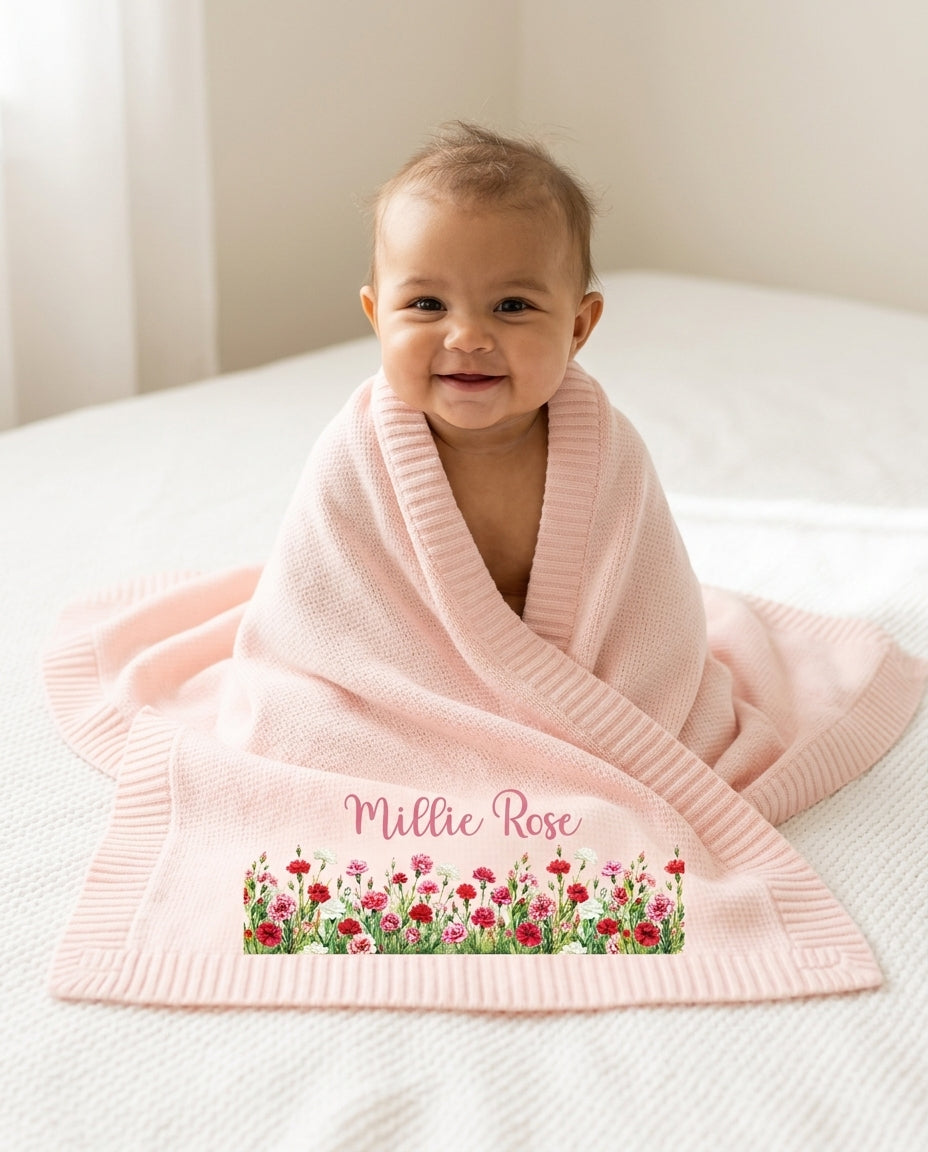 Floral Baby Baby Cotton Blanket
