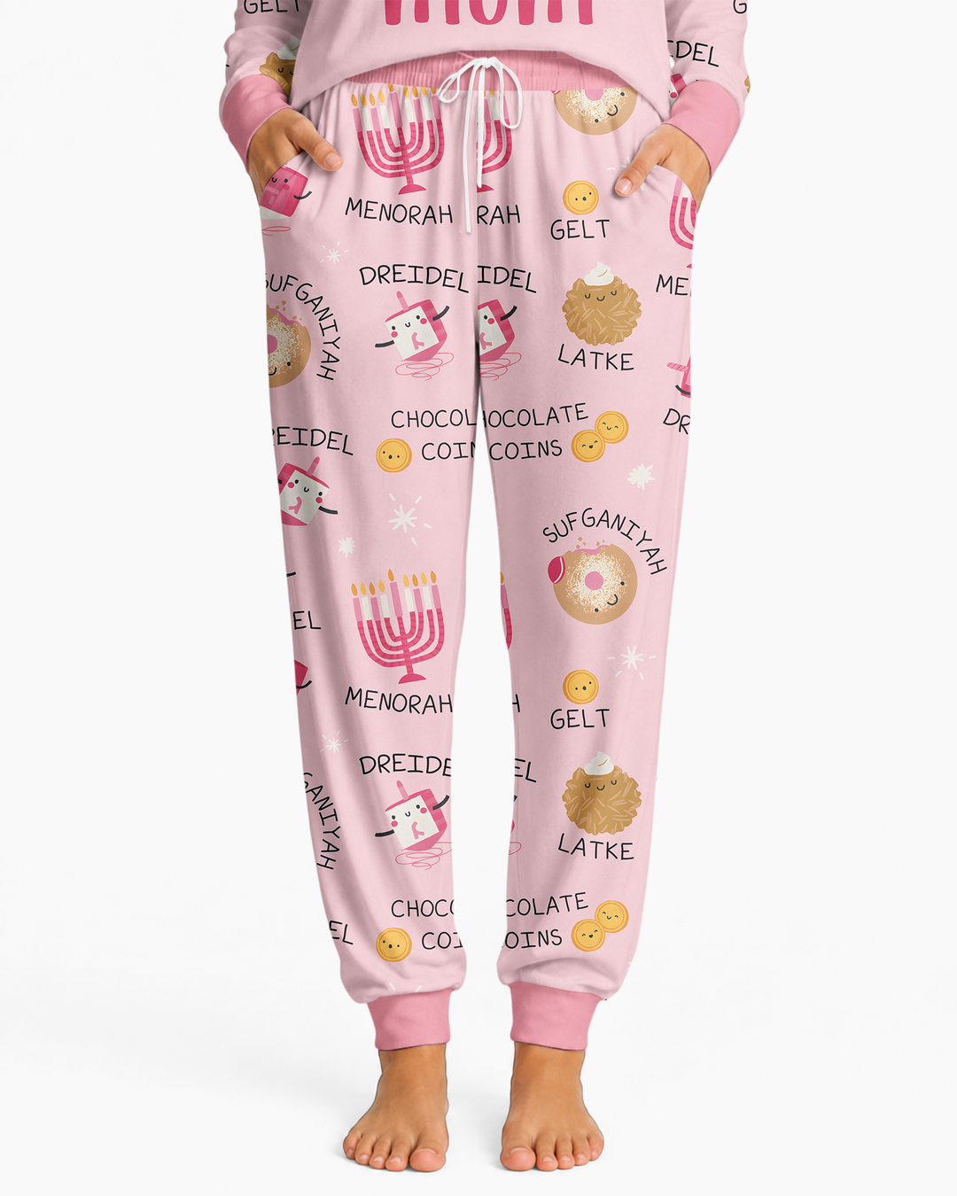 Hanukkah Family Matching  Bamboo Women Pajama Set