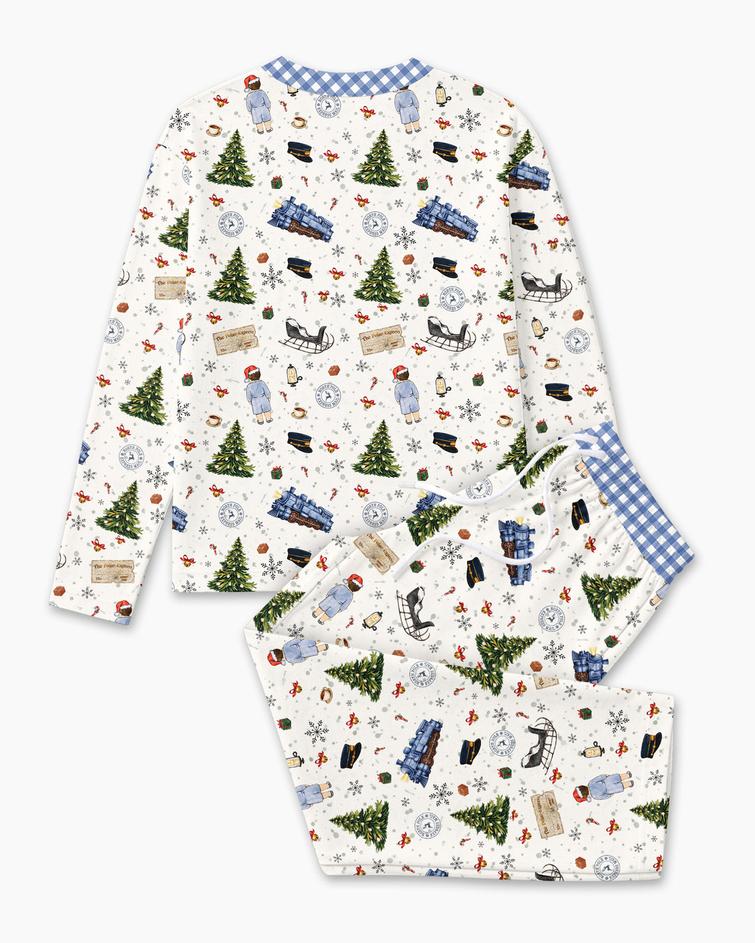 Custom Name North Pole Adventure Bamboo Men's Pajama Set