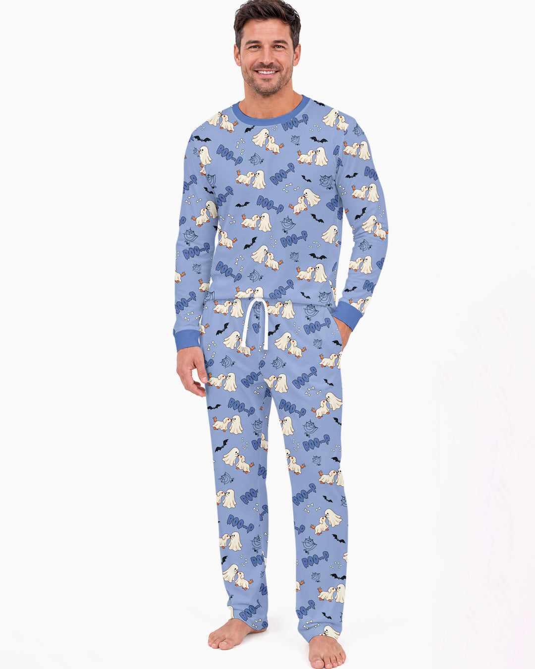 Boo-P Ghost Dog Bamboo Men's Pajama Set
