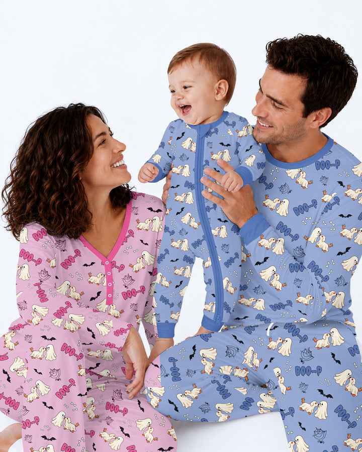 Boo-P Ghost Dog Bamboo Men's Pajama Set