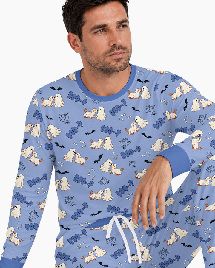 Boo-P Ghost Dog Bamboo Men's Pajama Set