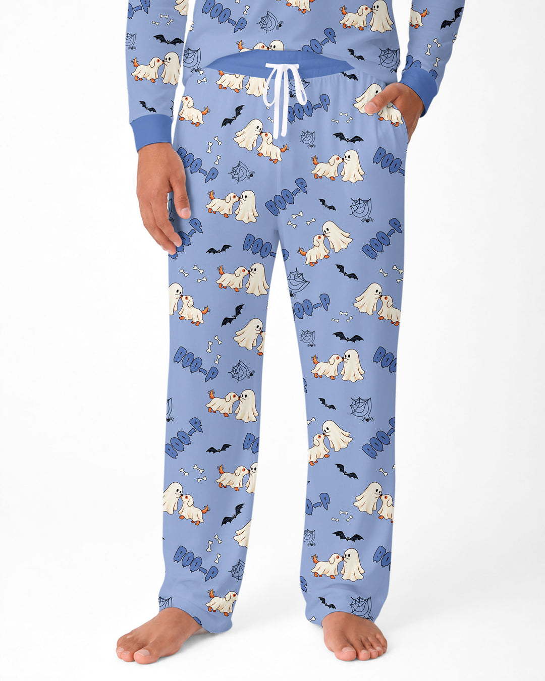 Boo-P Ghost Dog Bamboo Men's Pajama Set