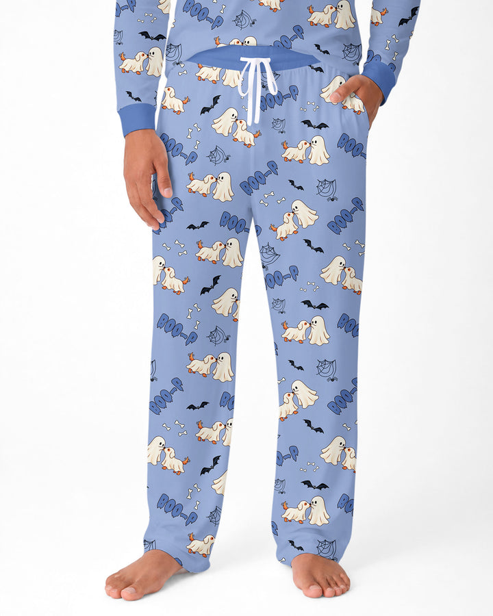 Boo-P Ghost Dog Bamboo Men's Pajama Set