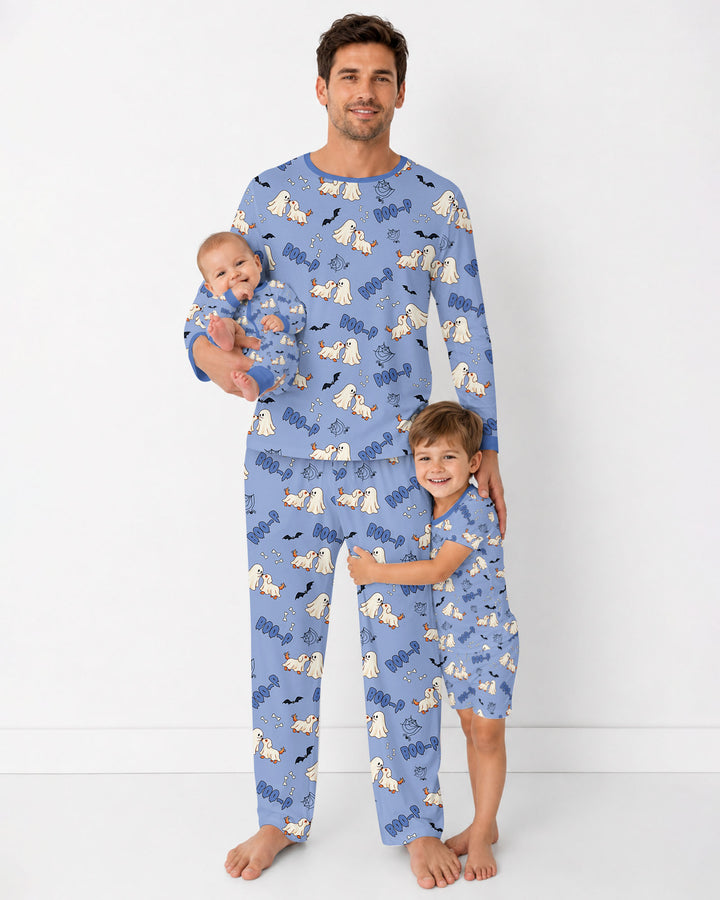 Boo-P Ghost Dog Bamboo Men's Pajama Set