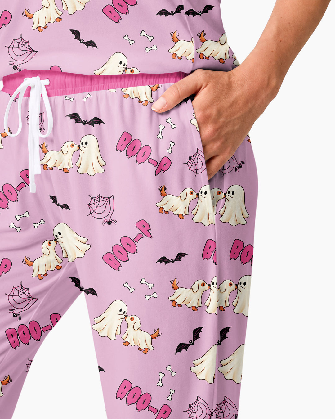 Boo-P Ghost Dog Bamboo Women Pajama Set