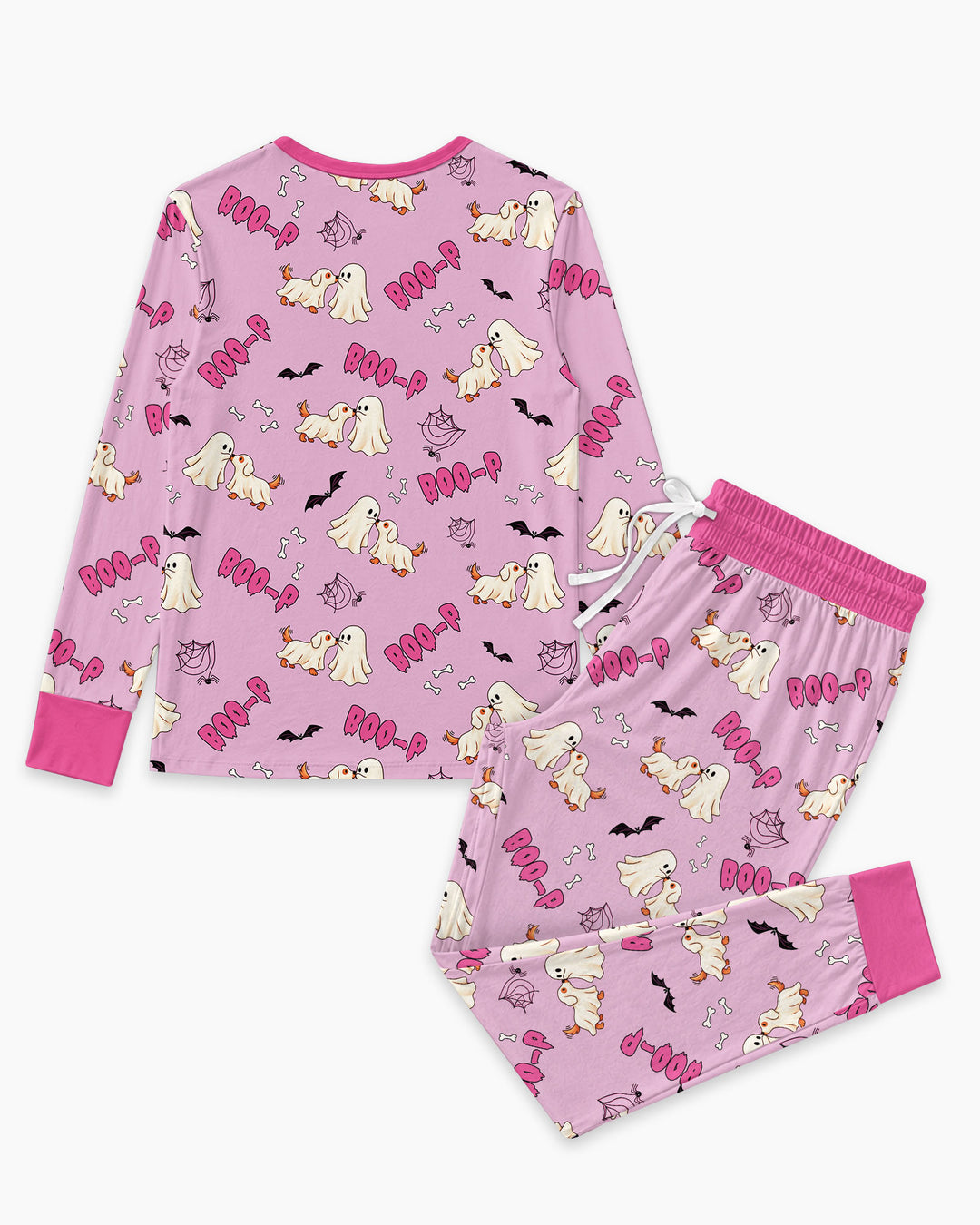 Boo-P Ghost Dog Bamboo Women Pajama Set