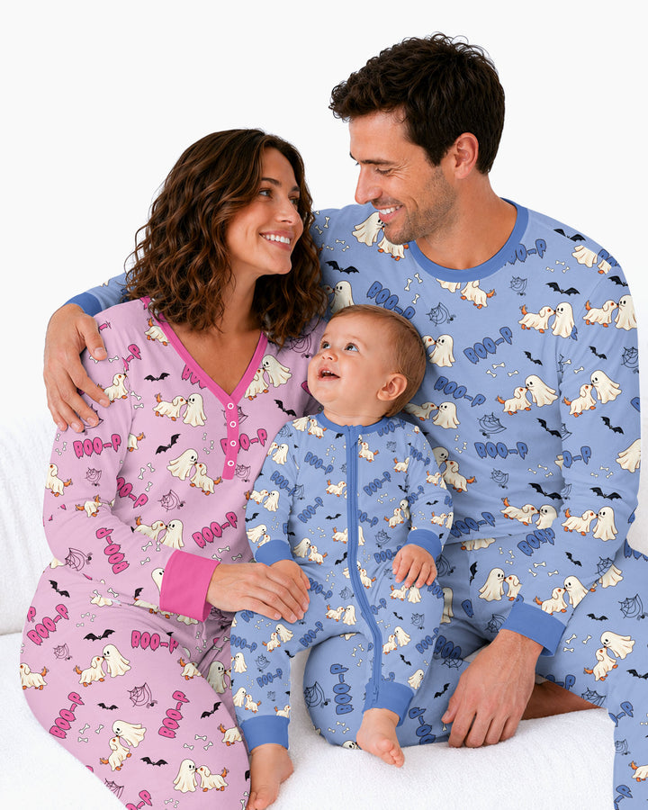 Boo-P Ghost Dog Bamboo Women Pajama Set