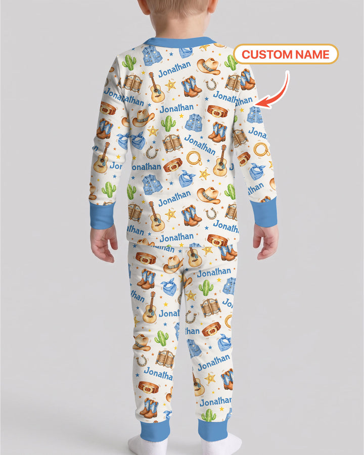 Is It Too Soon To Ask For A Pony Custom Name Bamboo Two Piece Long Sleeve Pajama Set
