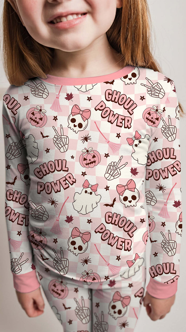 Ghoul Power Bamboo Two Piece Long Sleeve Pajama Set