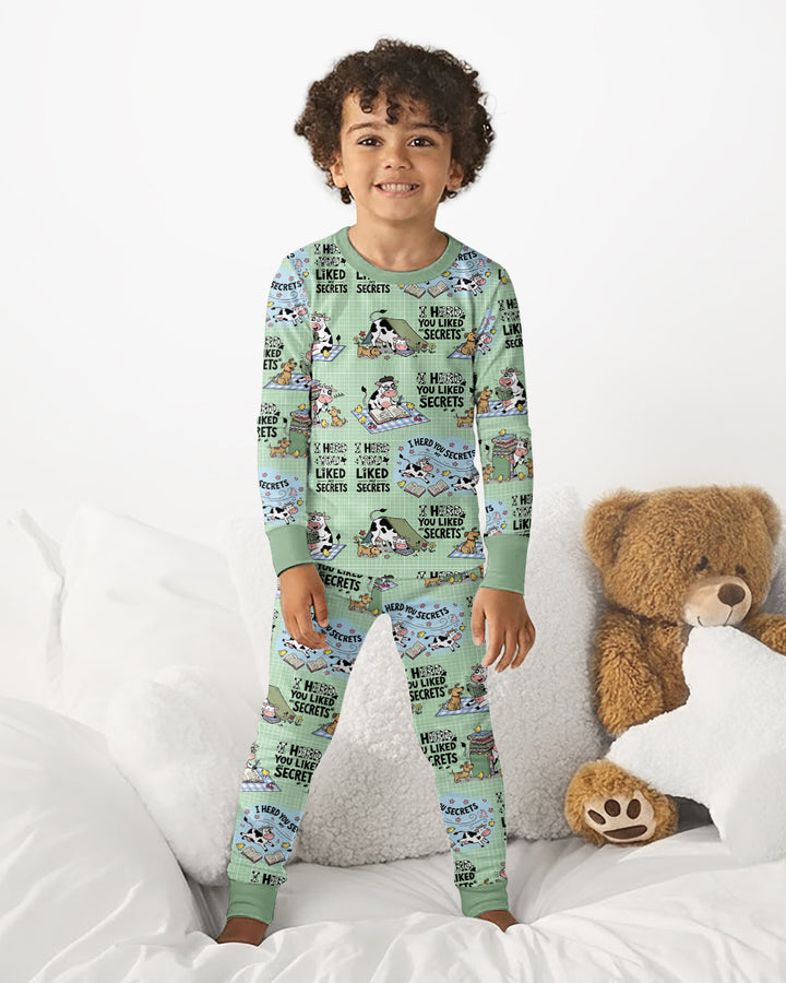 The Secret Gossip Club Bamboo Two Piece Long Sleeve Pajama Set