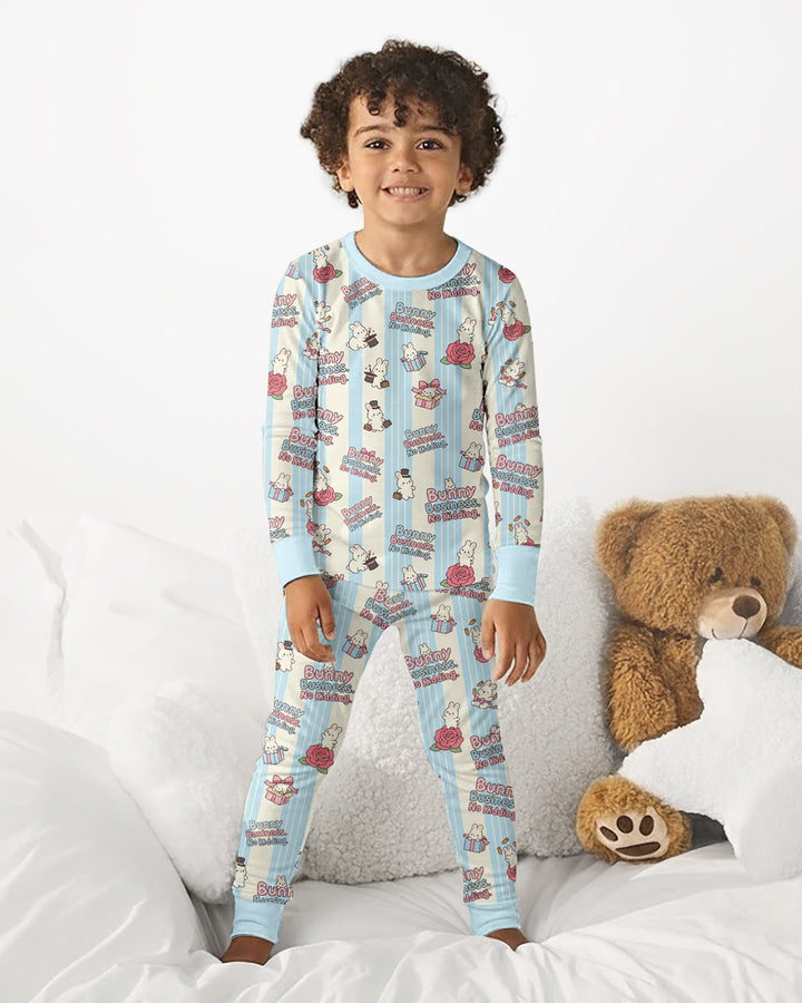 Boss Bunny Bamboo Two Piece Long Sleeve Pajama Set