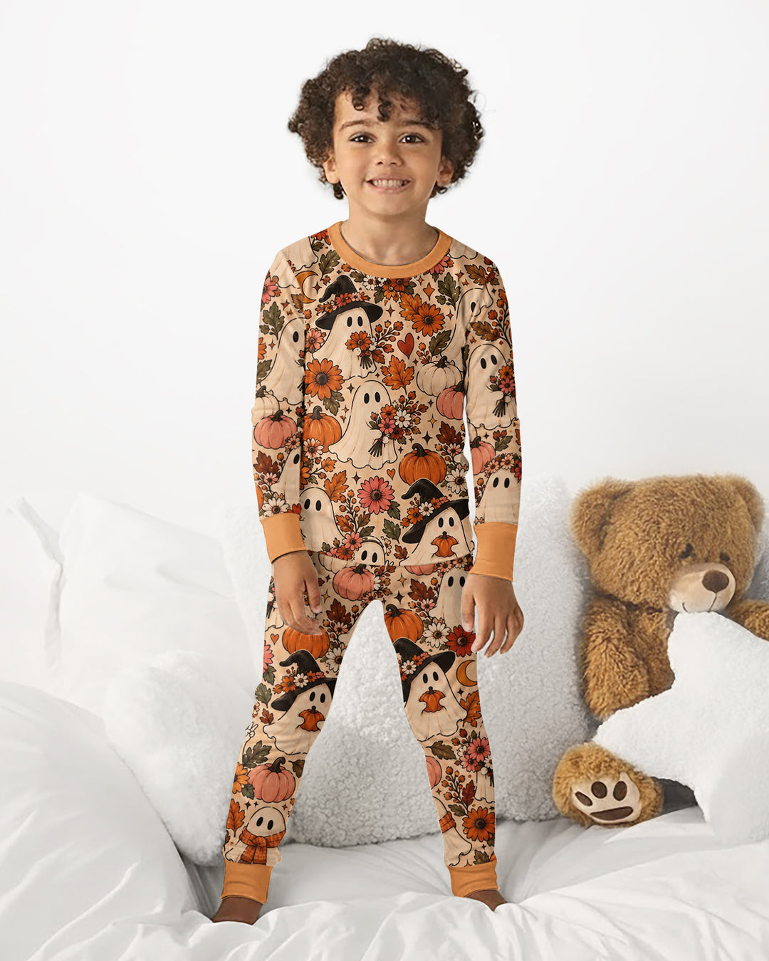 Guess Who Is A Romantic Ghost Bamboo Two Piece Long Sleeve Pajama Set