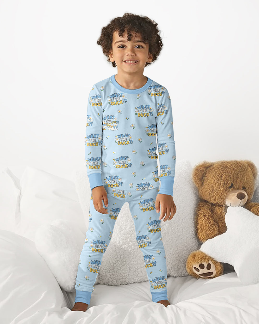 What The Duck?! Bamboo Two Piece Long Sleeve Pajama Set