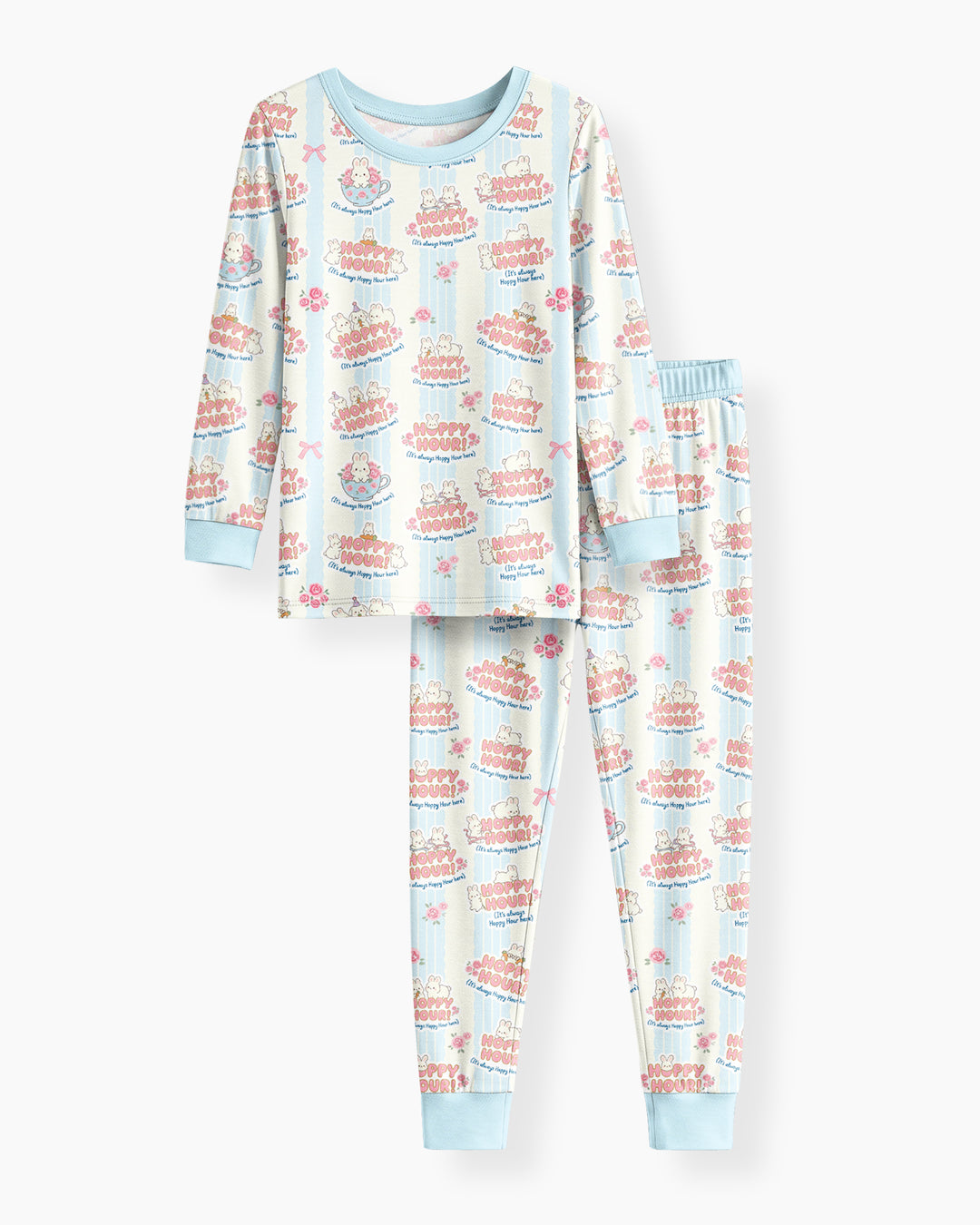 Hoppy Hour Bamboo Two Piece Long Sleeve Pajama Set