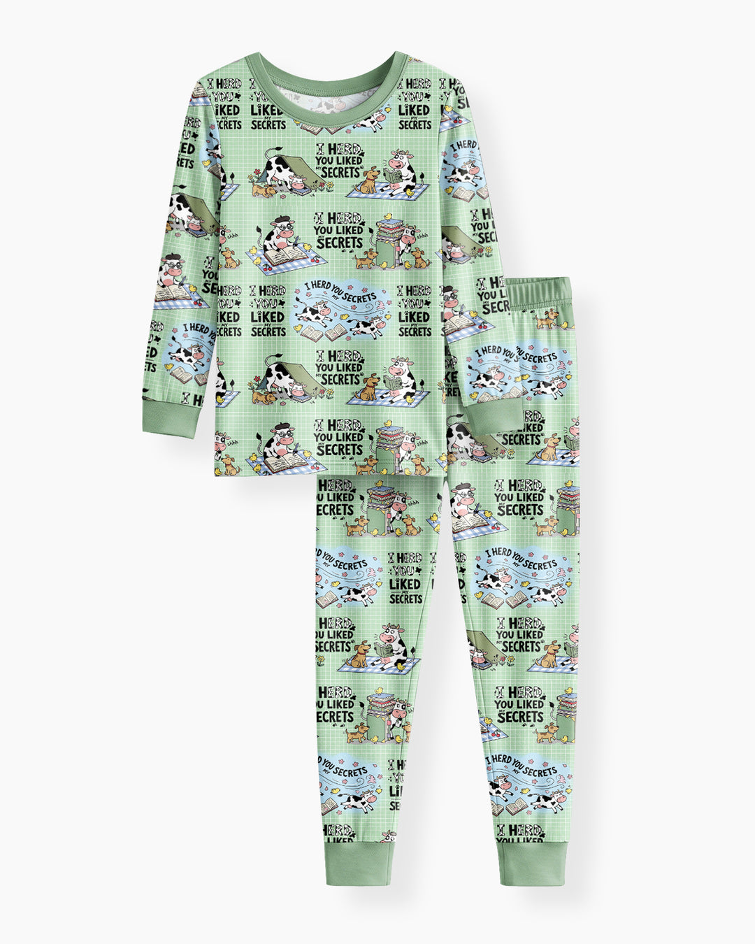 The Secret Gossip Club Bamboo Two Piece Long Sleeve Pajama Set