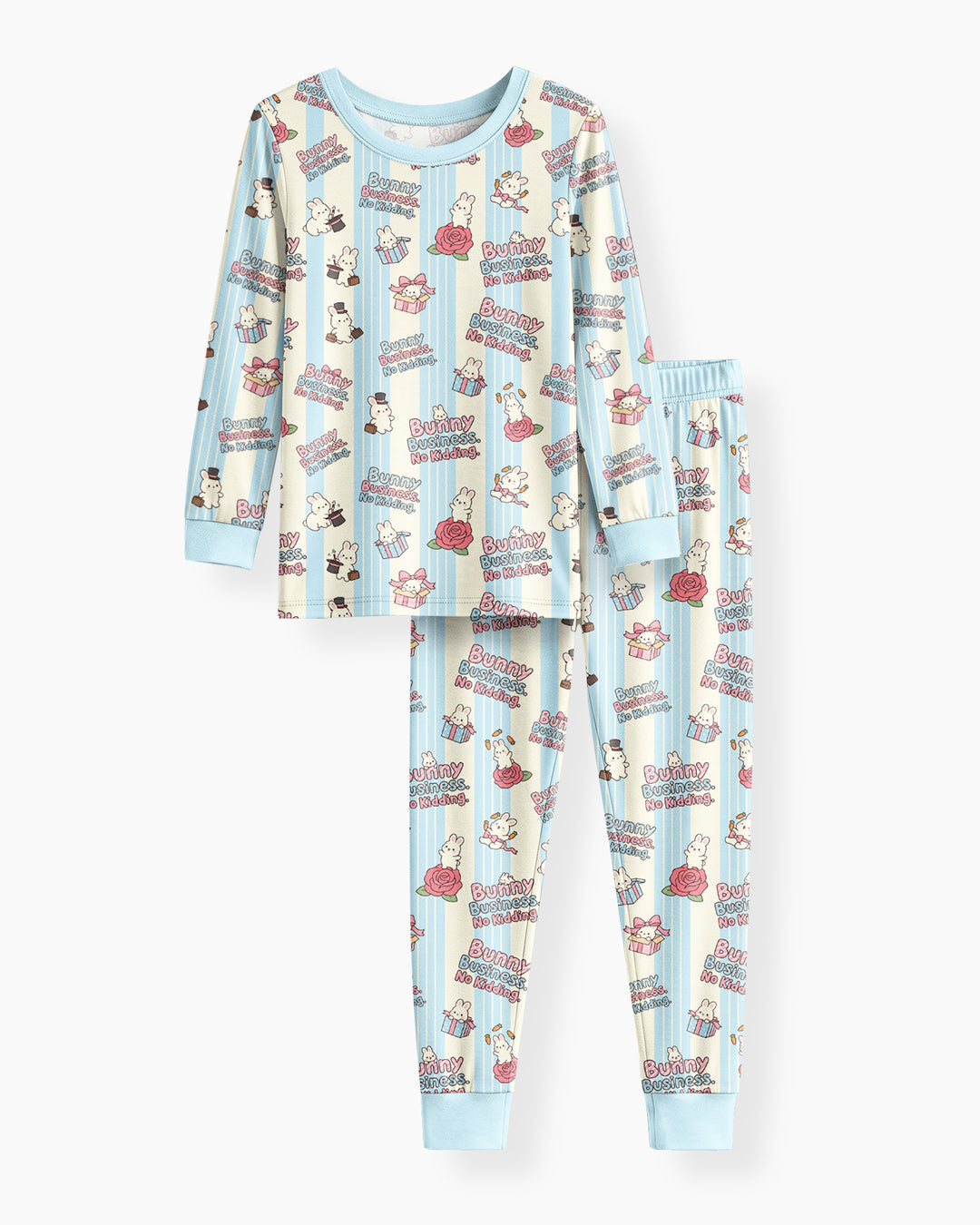 Boss Bunny Bamboo Two Piece Long Sleeve Pajama Set