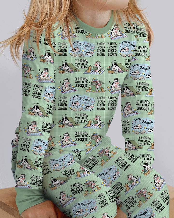 The Secret Gossip Club Bamboo Two Piece Long Sleeve Pajama Set