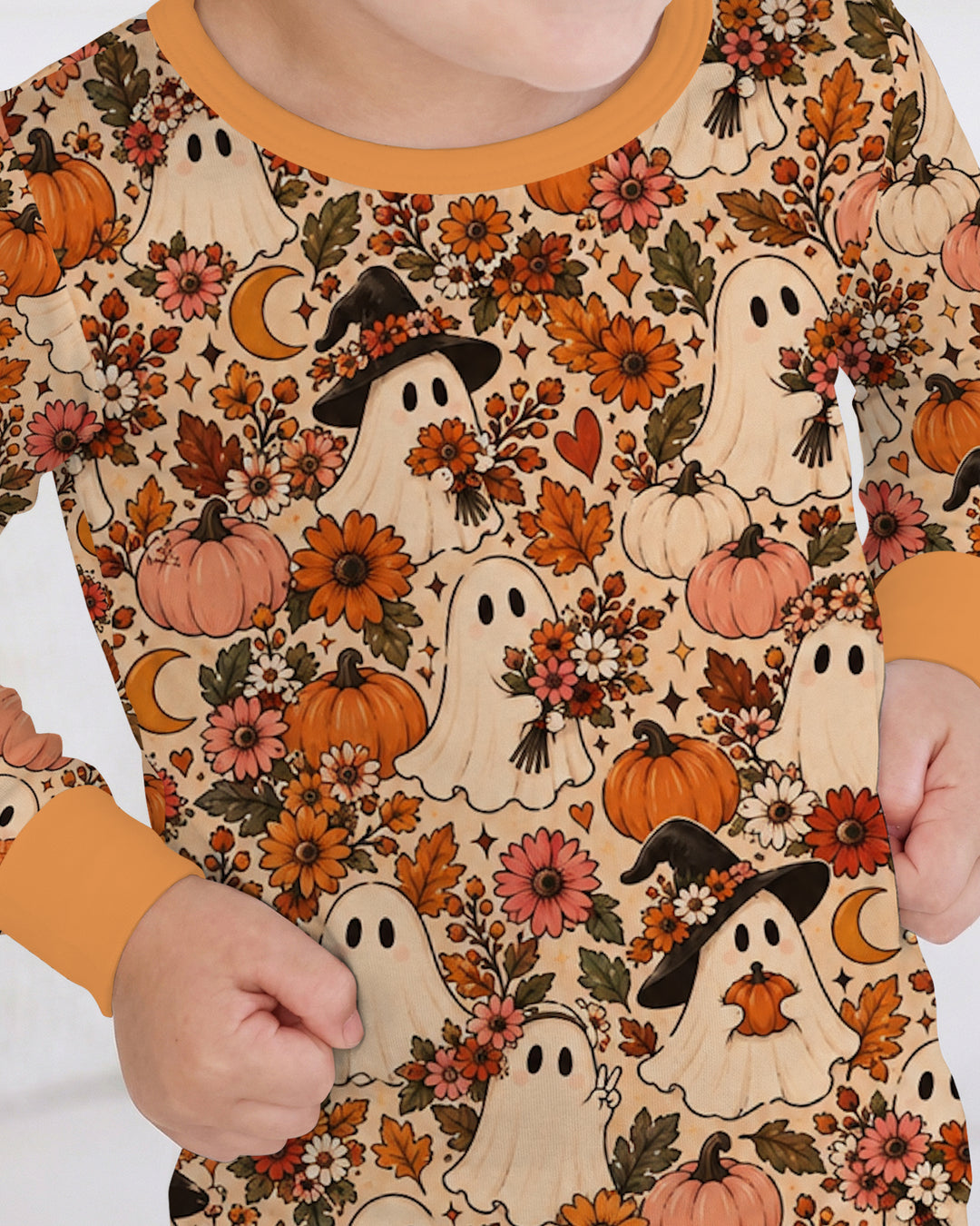 Guess Who Is A Romantic Ghost Bamboo Two Piece Long Sleeve Pajama Set