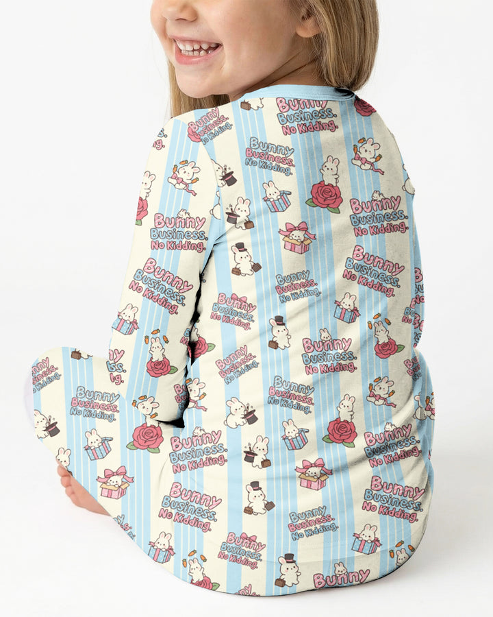Boss Bunny Bamboo Two Piece Long Sleeve Pajama Set