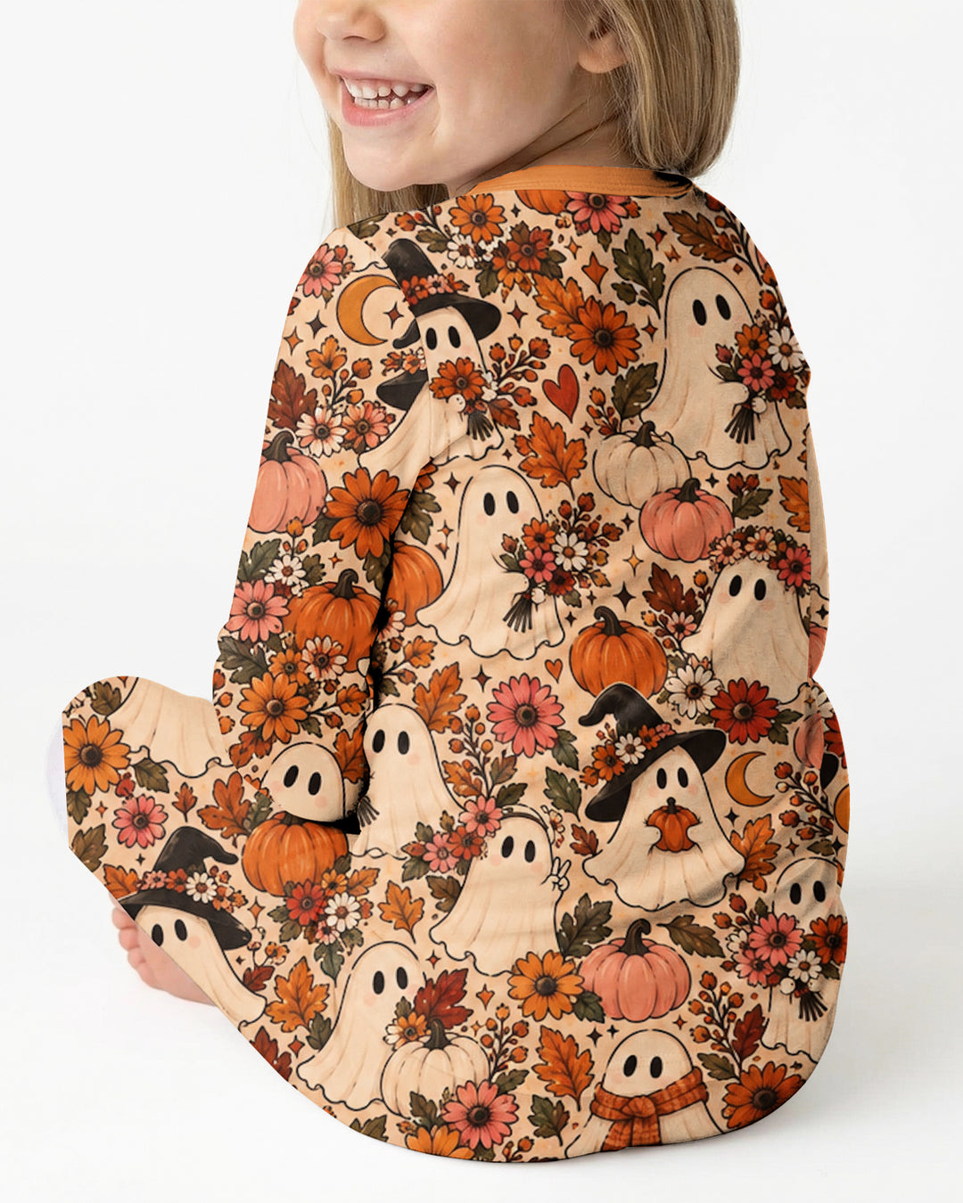 Guess Who Is A Romantic Ghost Bamboo Two Piece Long Sleeve Pajama Set