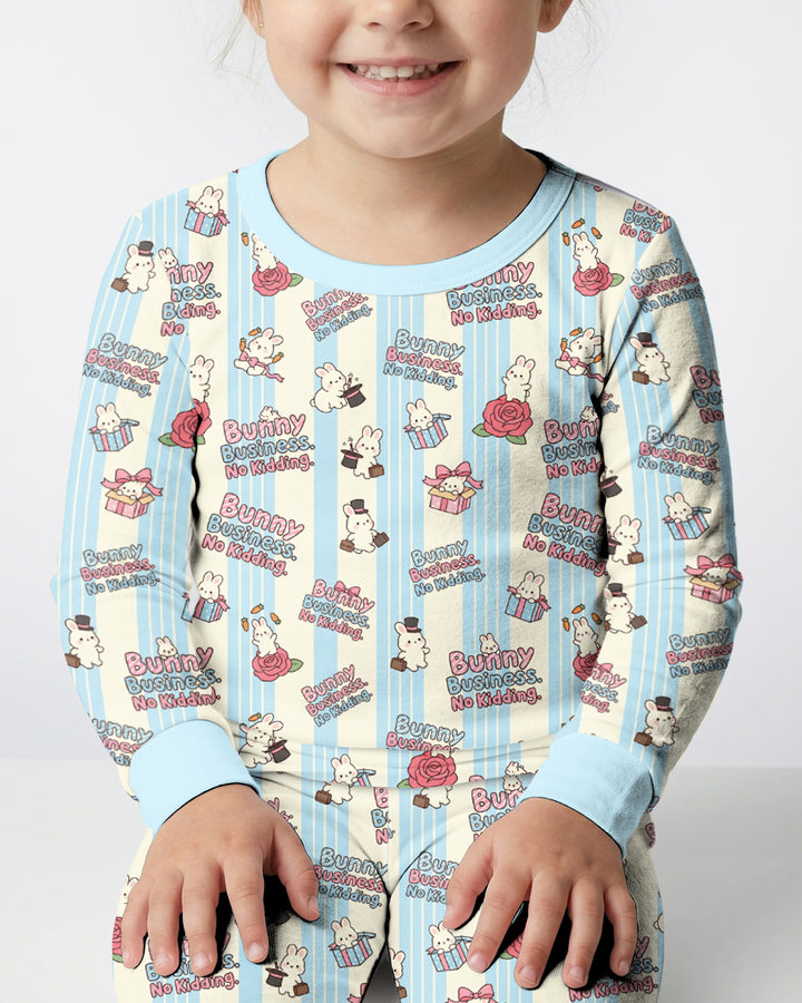 Boss Bunny Bamboo Two Piece Long Sleeve Pajama Set