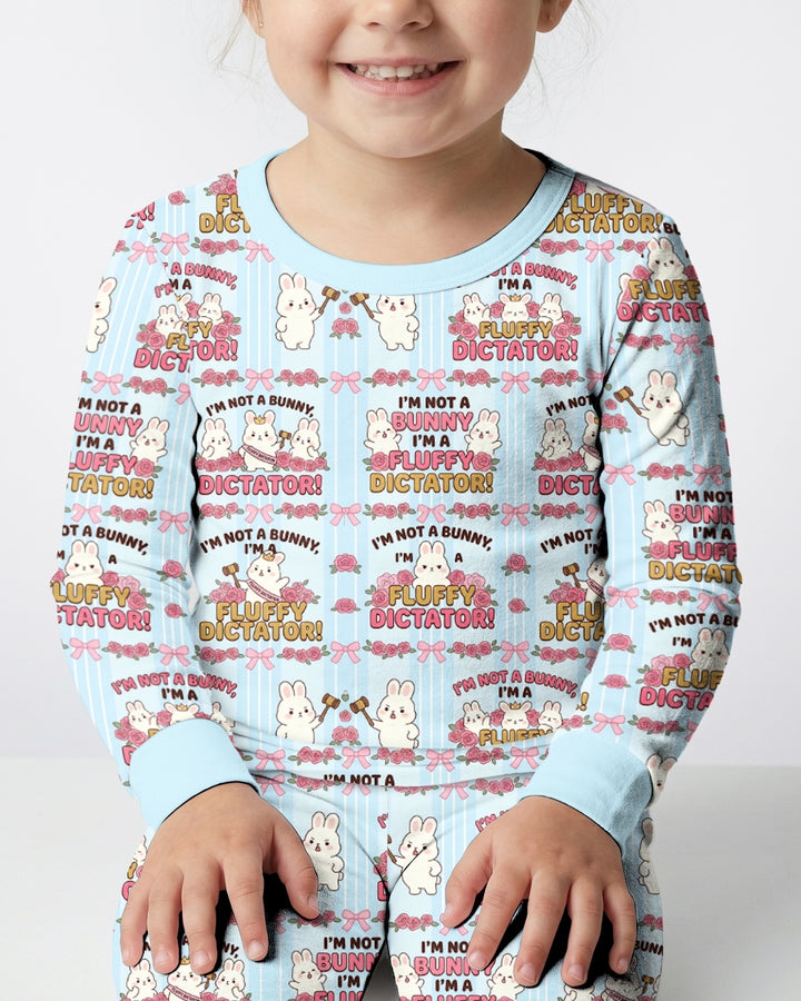 Bossy Bunny Bamboo Two Piece Long Sleeve Pajama Set