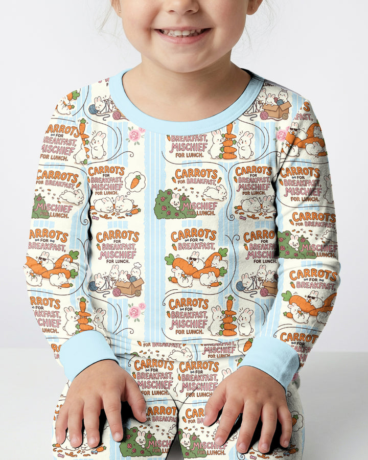 Little Troublemakers Bamboo Two Piece Long Sleeve Pajama Set