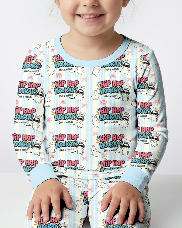 Hip Hop Bunny Bamboo Two Piece Long Sleeve Pajama Set
