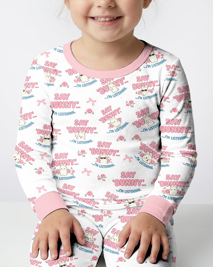 Bunny Radio Bamboo Two Piece Long Sleeve Pajama Set