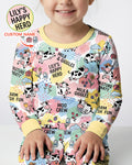 Custom Name Can’t Keep Us In The Barn Bamboo Two Piece Long Sleeve Pajama Set