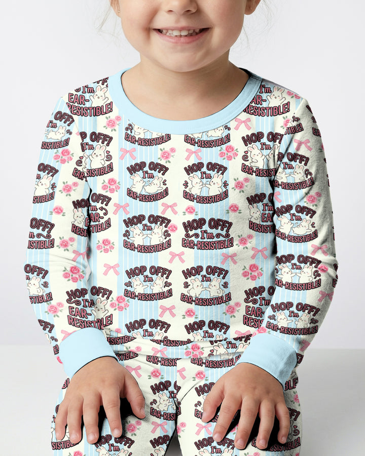 Bunny Besties Bamboo Two Piece Long Sleeve Pajama Set