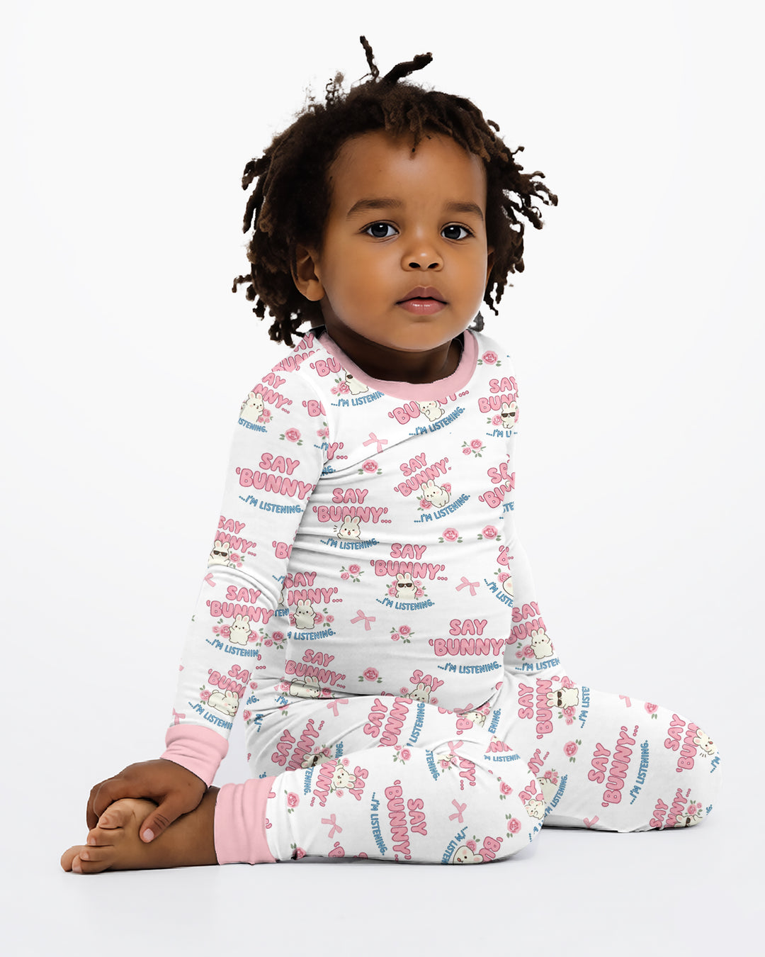 Bunny Radio Bamboo Two Piece Long Sleeve Pajama Set