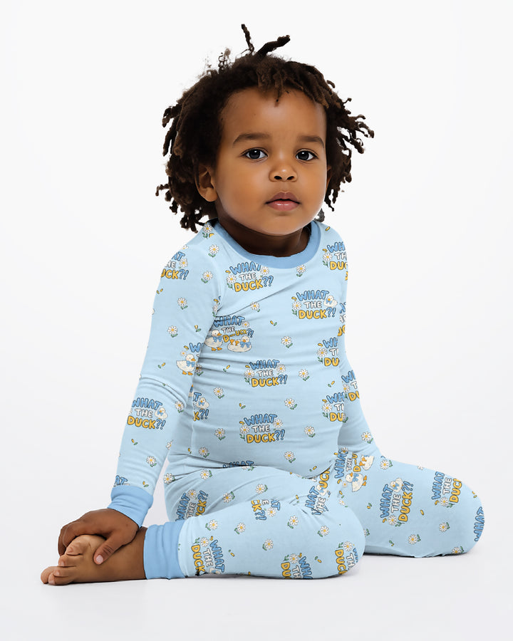 What The Duck?! Bamboo Two Piece Long Sleeve Pajama Set