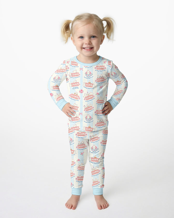 Hoppy Hour Bamboo Two Piece Long Sleeve Pajama Set
