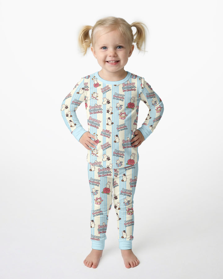 Boss Bunny Bamboo Two Piece Long Sleeve Pajama Set