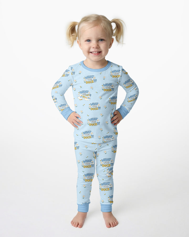 What The Duck?! Bamboo Two Piece Long Sleeve Pajama Set