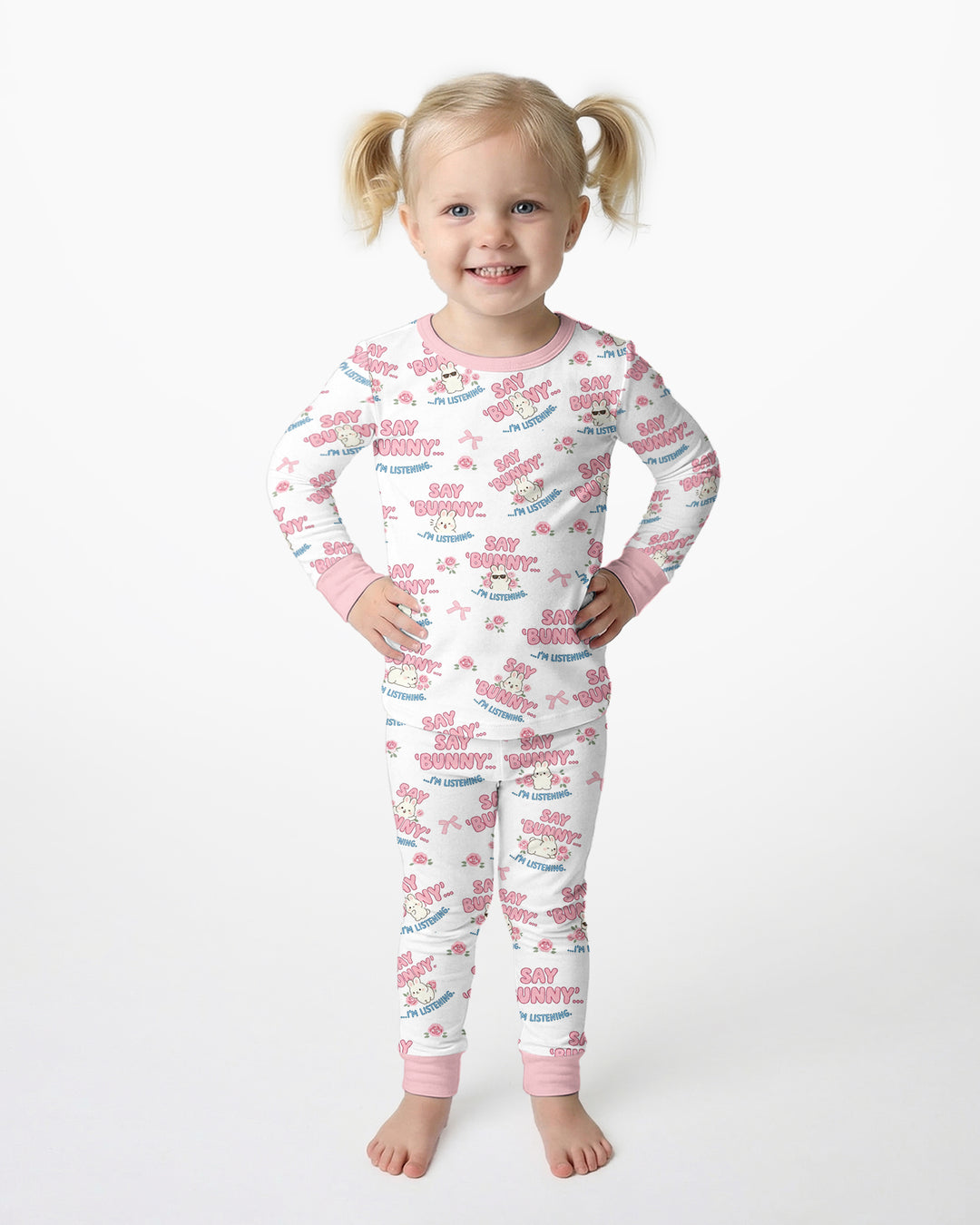 Bunny Radio Bamboo Two Piece Long Sleeve Pajama Set