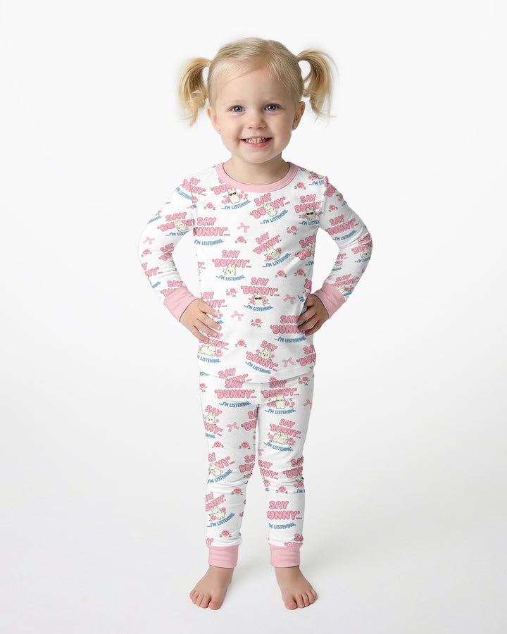 Bunny Radio Bamboo Two Piece Long Sleeve Pajama Set