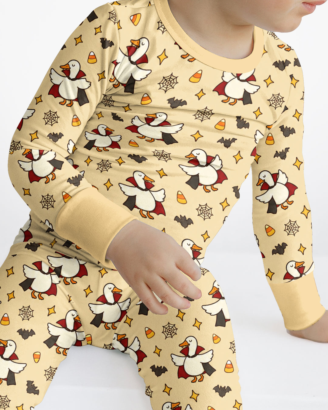 Count Duckula Candy Rush Bamboo Two Piece Long Sleeve Pajama Set