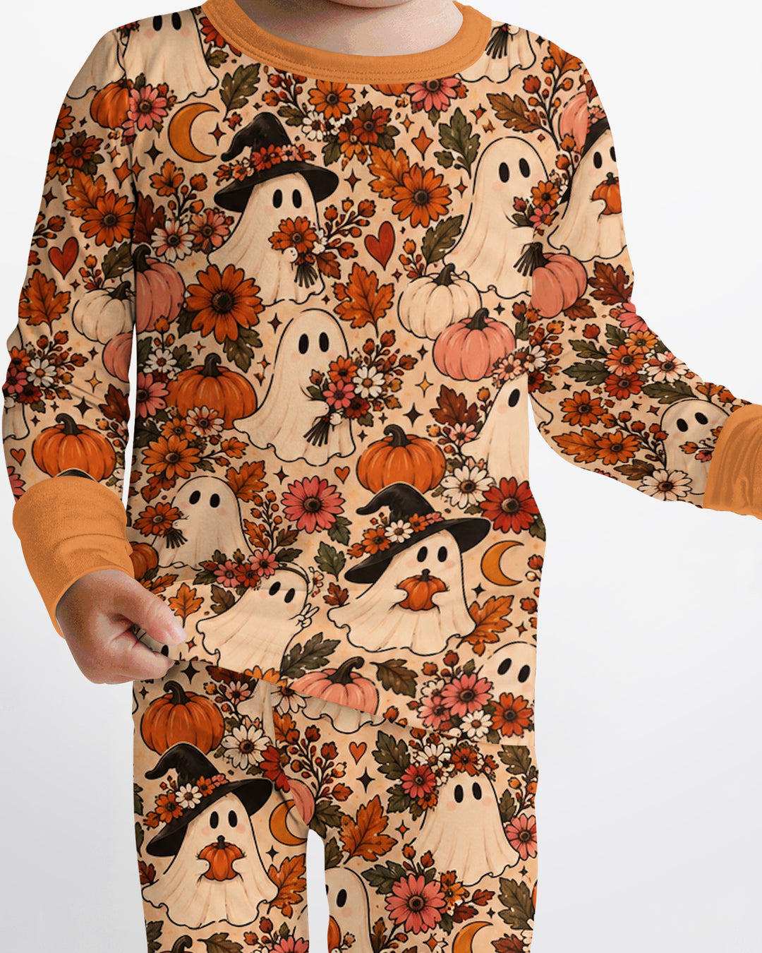Guess Who Is A Romantic Ghost Bamboo Two Piece Long Sleeve Pajama Set