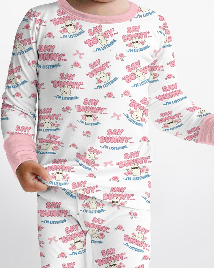 Bunny Radio Bamboo Two Piece Long Sleeve Pajama Set