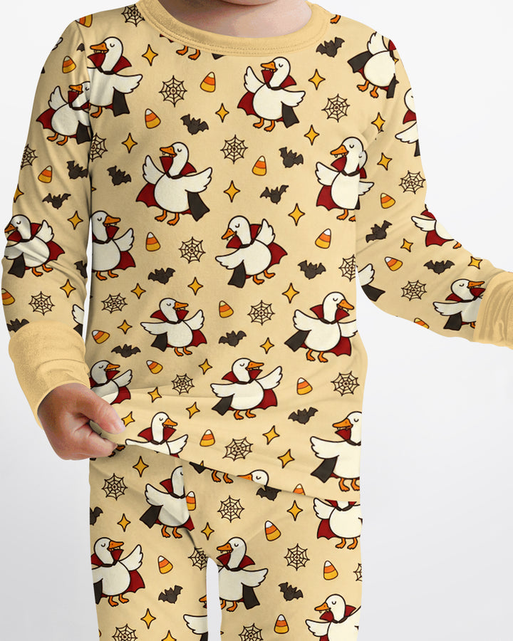 Count Duckula Candy Rush Bamboo Two Piece Long Sleeve Pajama Set