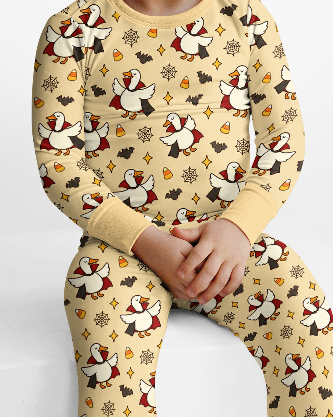 Count Duckula Candy Rush Bamboo Two Piece Long Sleeve Pajama Set